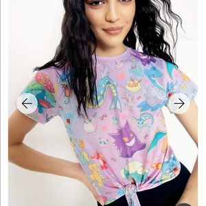 Blackmilk pokemon dreams tie front tee